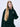 NEOPRENE CROPPED HOODY ZIP UP UNE ROSE_BLACK IVORY