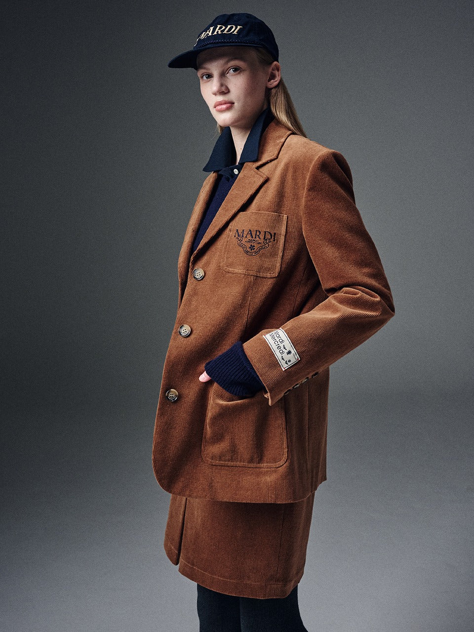 CORDUROY JACKET ALUMNI CLASSIQUE_CAMEL