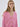 LINEN CROPPED CARDIGAN V NECK_PINK