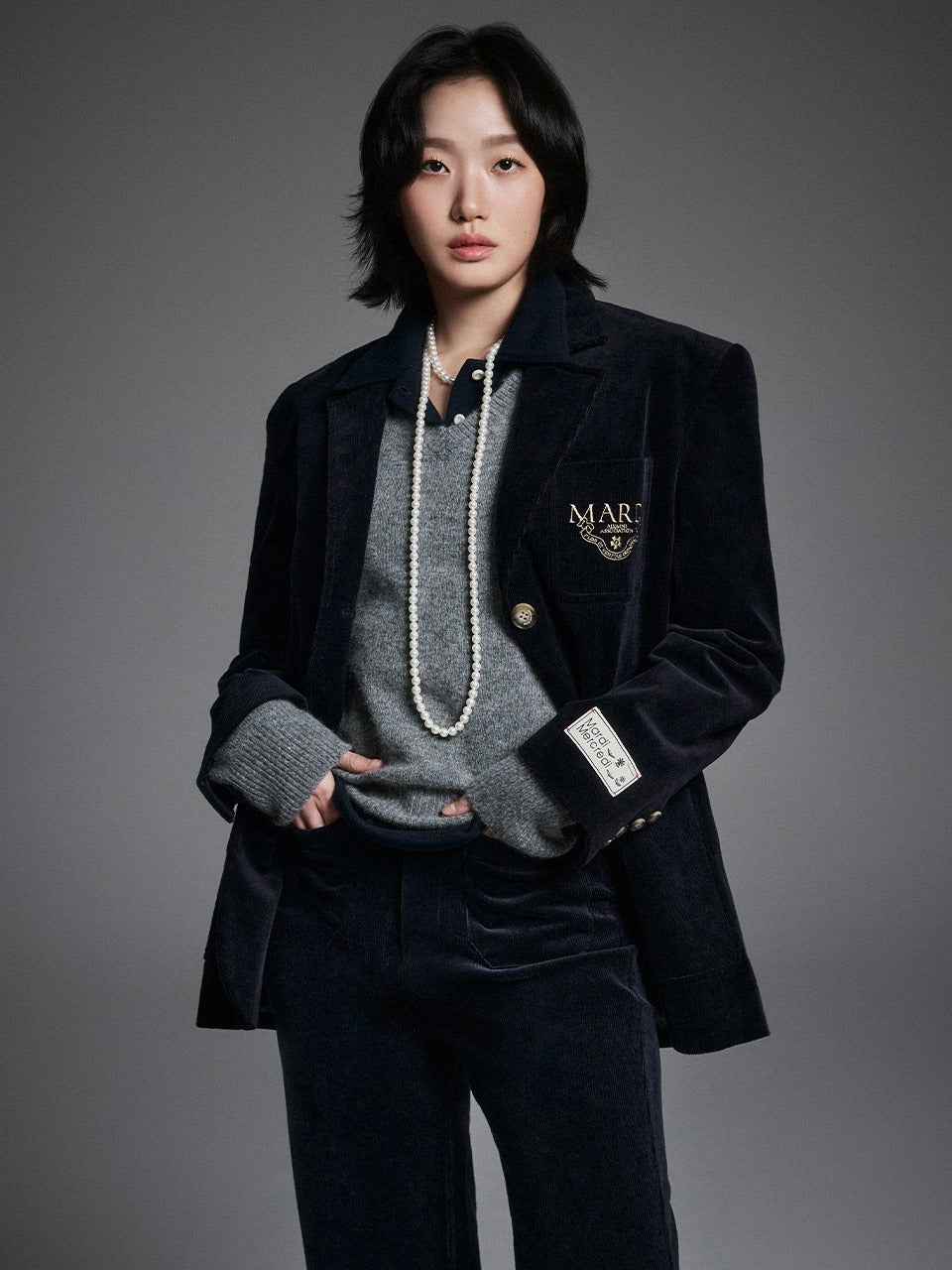 CORDUROY JACKET ALUMNI CLASSIQUE_NAVY