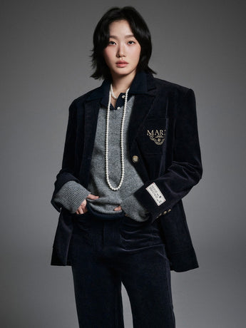 CORDUROY JACKET ALUMNI CLASSIQUE_NAVY
