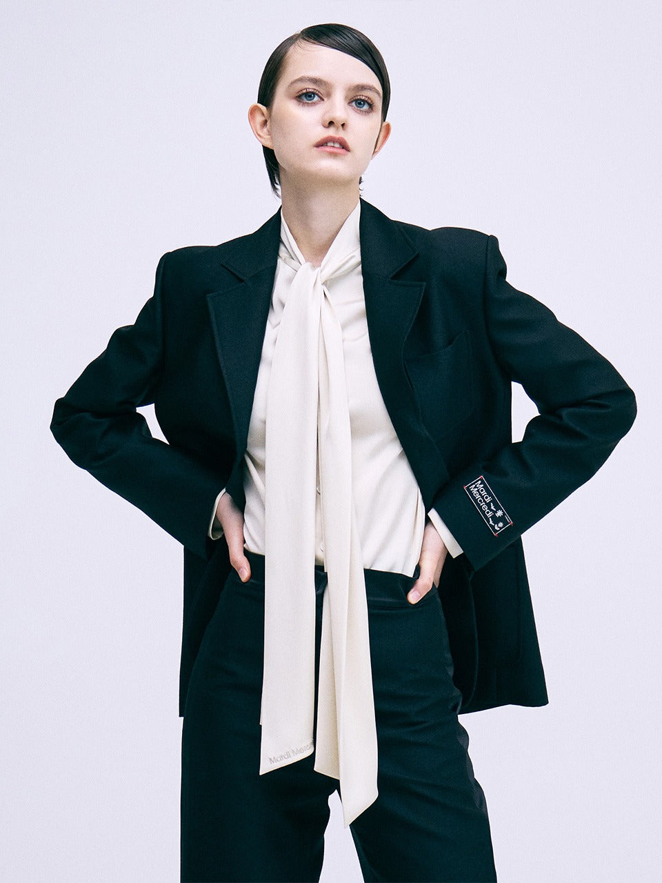 WOOL CLASSIC SINGLE JACKET_BLACK