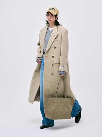 ALPACA OVERSIZED MAXI COAT DOUBLE_OATMEAL