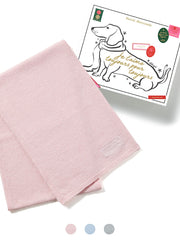 [GIFT SET] CASHMERE BLENDED MUFFLER SATIN LOGO_3COLORS