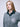 RACCOON BLENDED CARDIGAN V NECK SPADE_GREY