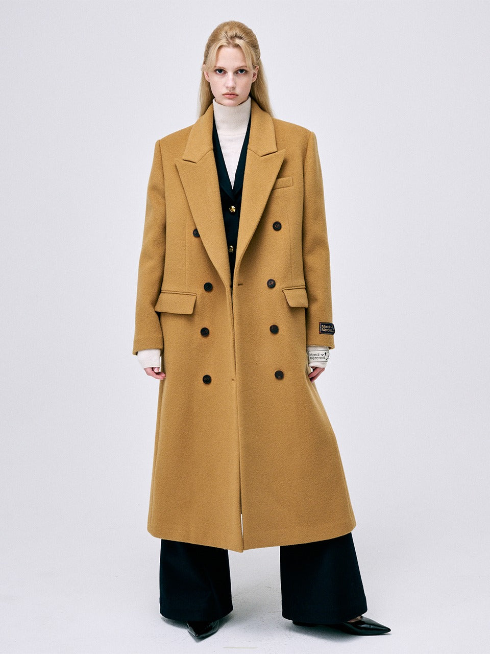 WOOL CLASSIC DOUBLE BREASTED COAT_CAMEL