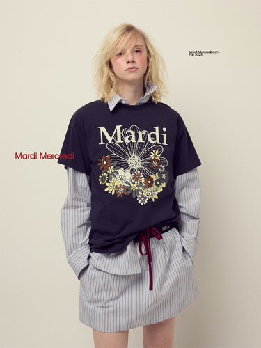 Mardi Mercredi◆ニット・セーター(厚手)/one/ウール/NVY/無地/MM21FW-KN05RO MARDI MERCREDI