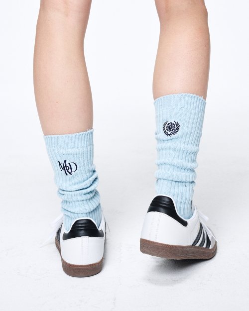 LONG SOCKS MRD LOGO (SKY NAVY)